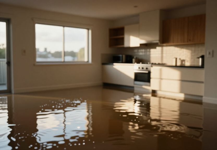 Heritage building in Potts Point with flood damage before restoration